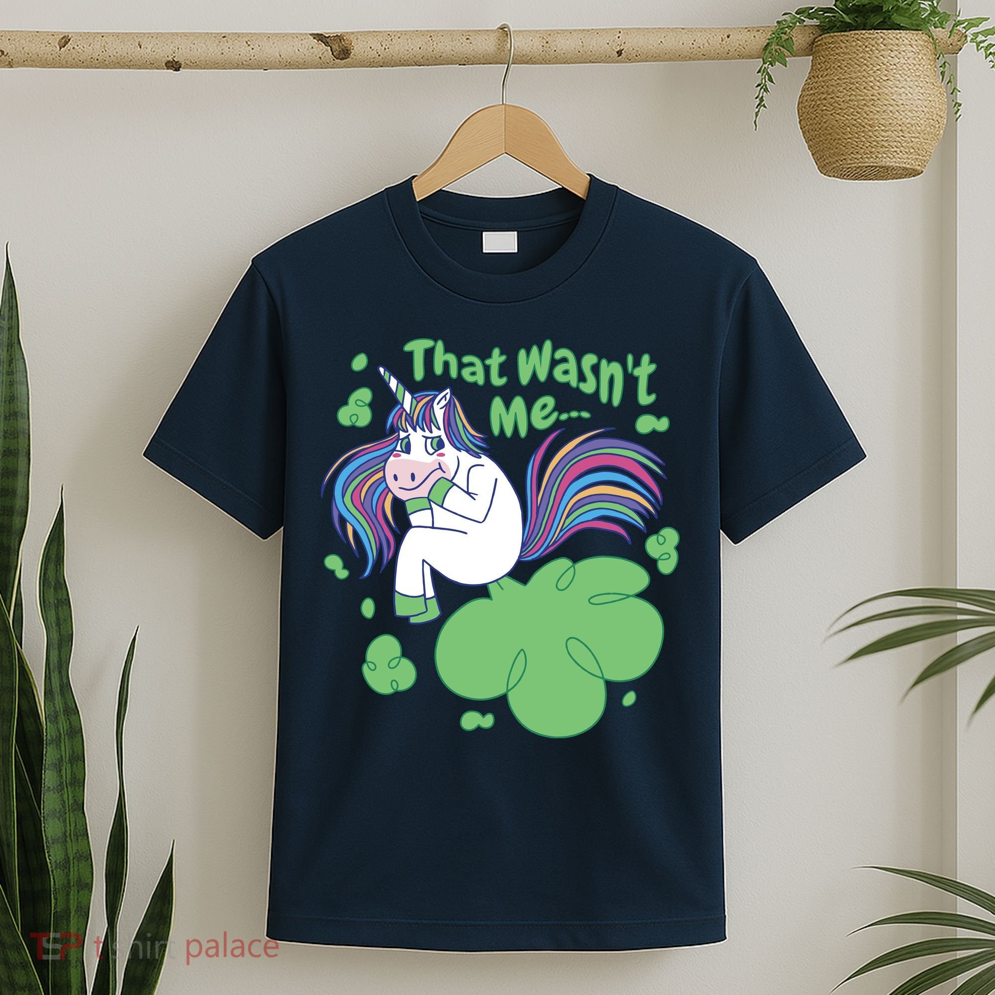 That Wasn't Me Funny Unicorn Farting T-Shirt