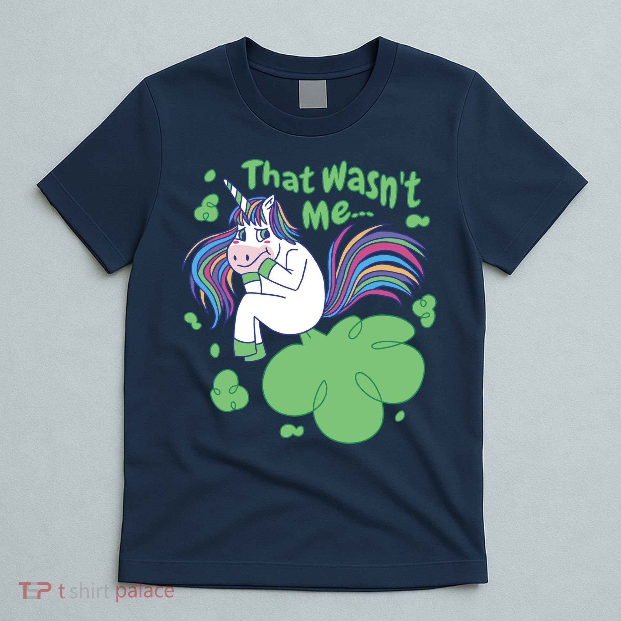That Wasn't Me Funny Unicorn Farting T-Shirt