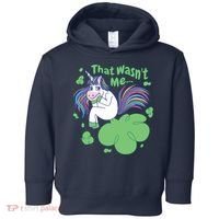 That Wasn't Me Funny Unicorn Farting Toddler Hoodie thumb 0