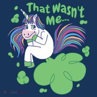 That Wasn't Me Funny Unicorn Farting Women's Long Sleeve Shirt thumb 2