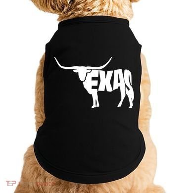 Texas Word Mashup Longhorn Doggie Tank