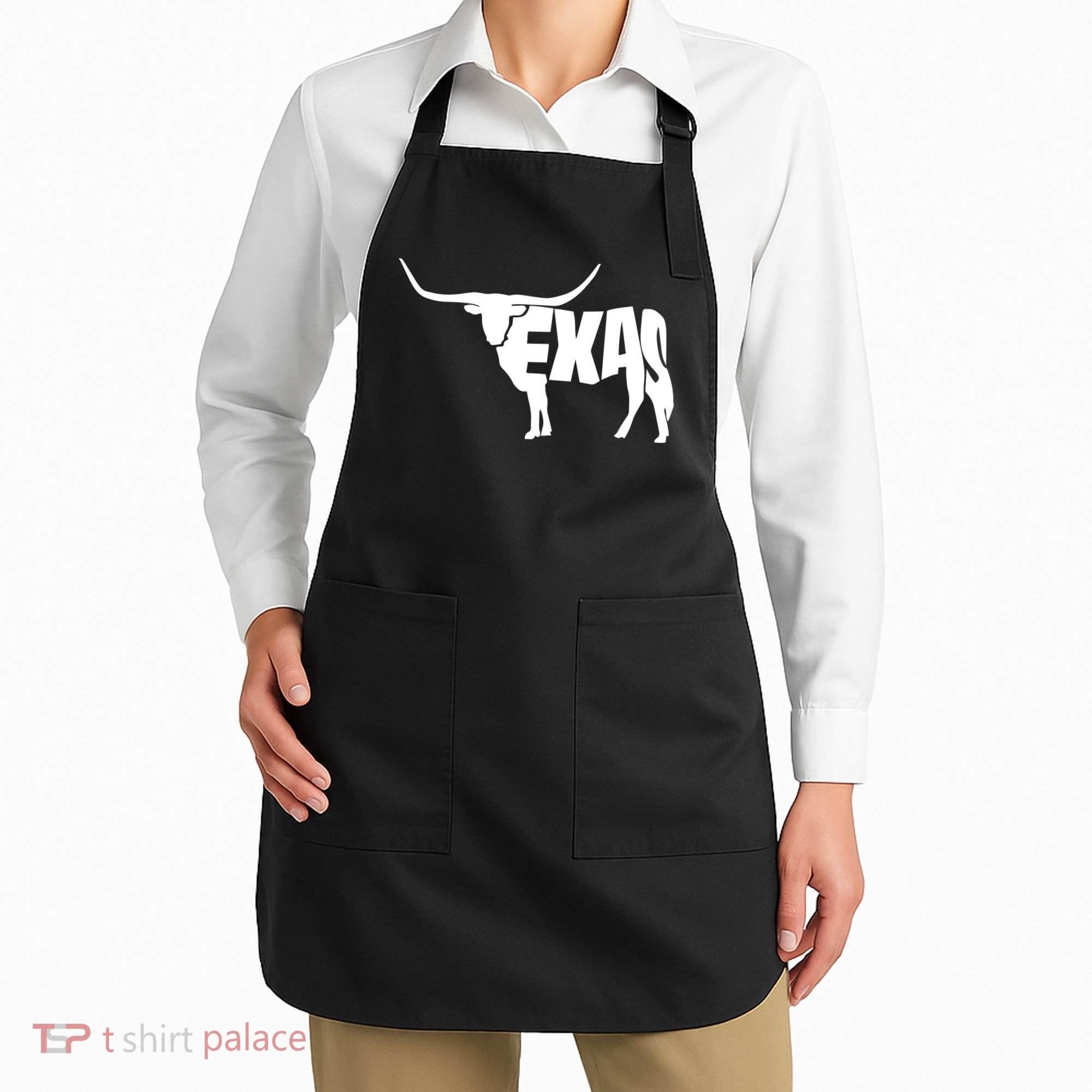 Texas Word Mashup Longhorn Apron