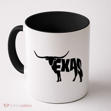 Texas Word Mashup Longhorn Coffee Mug