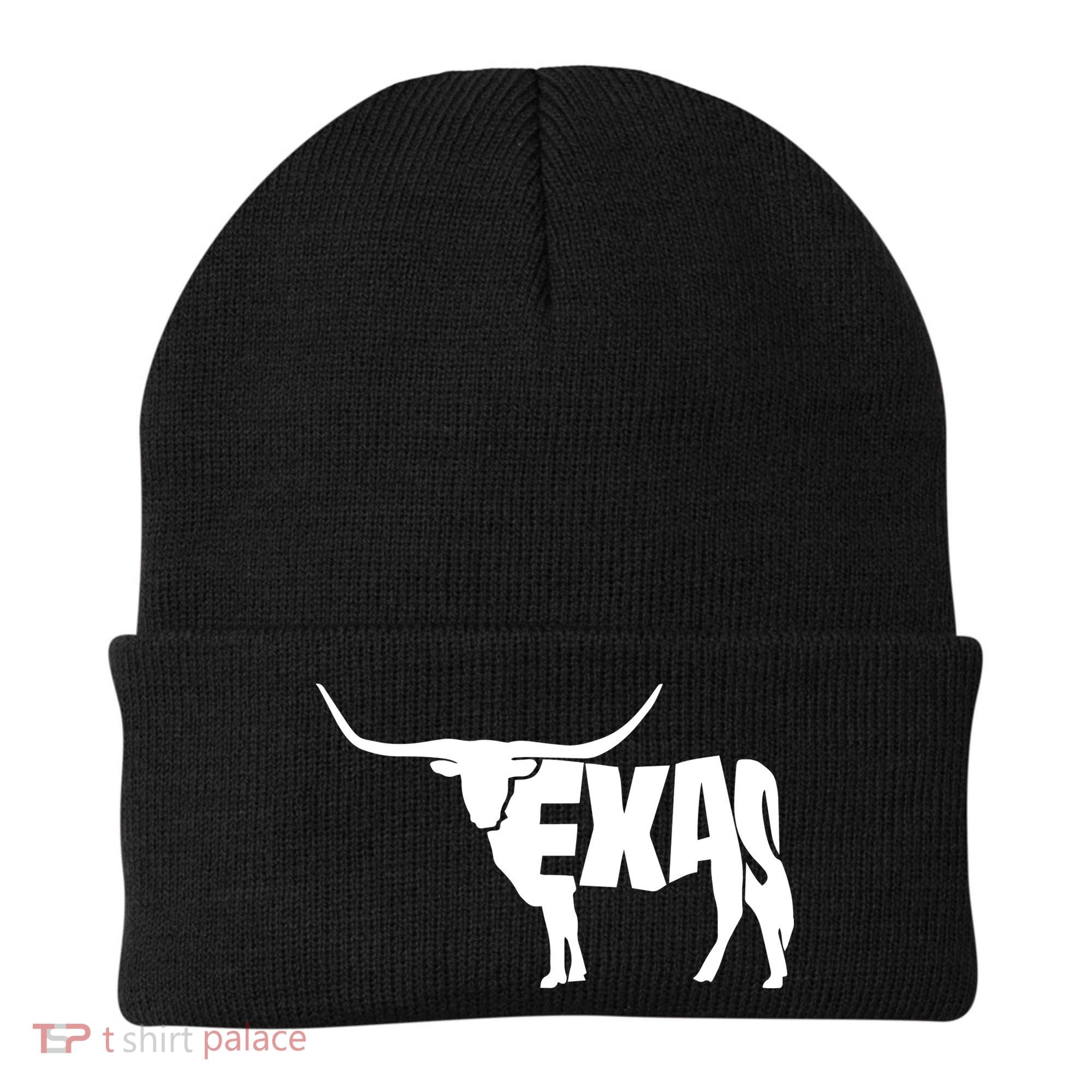 Texas Word Mashup Longhorn Beanie