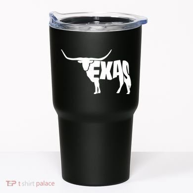 Texas Word Mashup Longhorn Tumbler