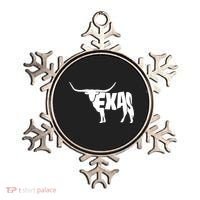Texas Word Mashup Longhorn Ornament thumb 0