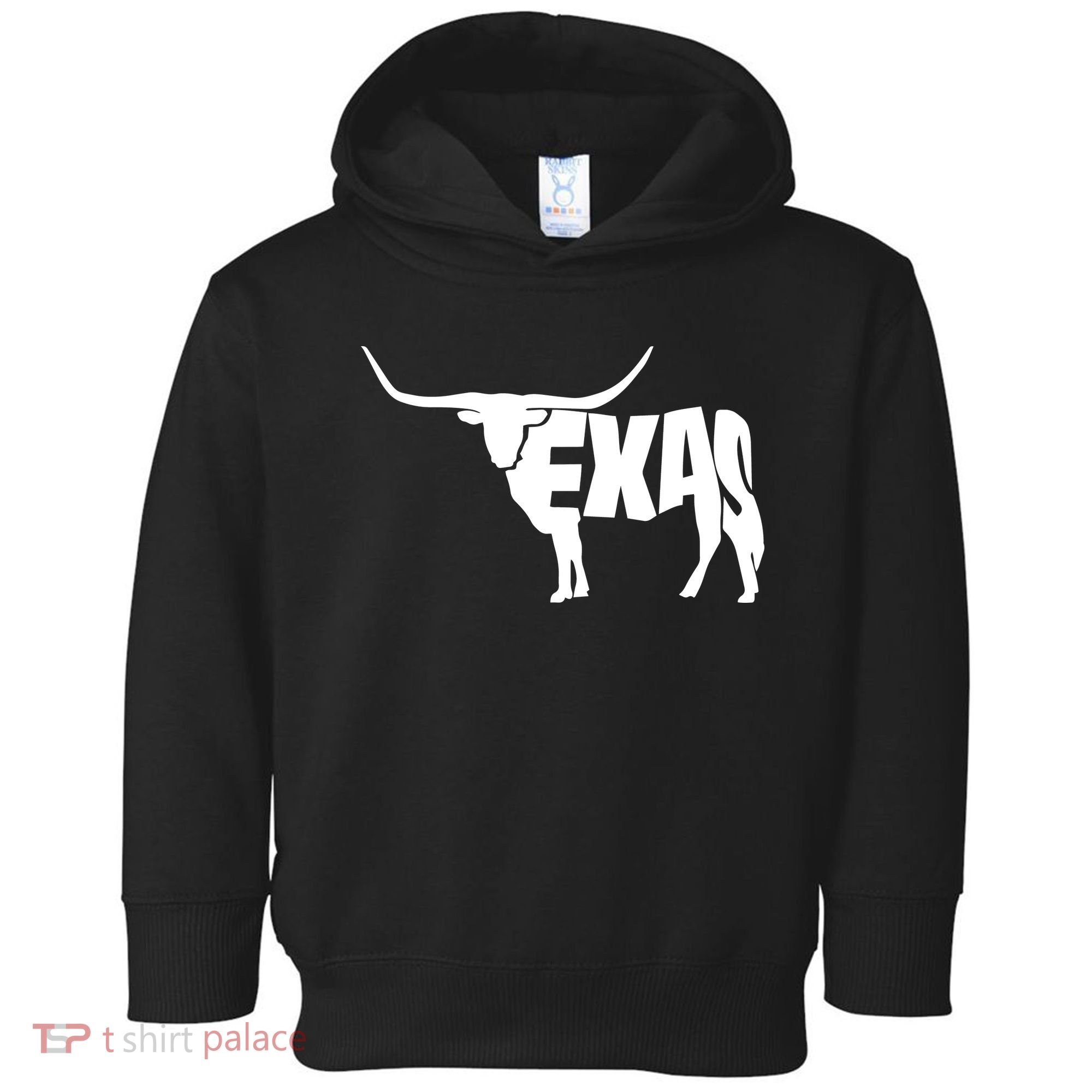 Texas Word Mashup Longhorn Toddler Hoodie