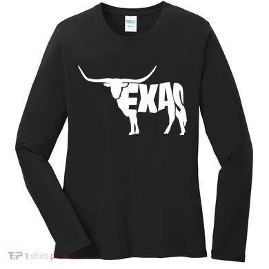 Texas Word Mashup Longhorn Women's Long Sleeve Shirt