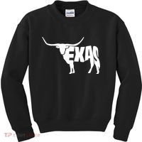 Texas Word Mashup Longhorn Kids Sweatshirt thumb 0
