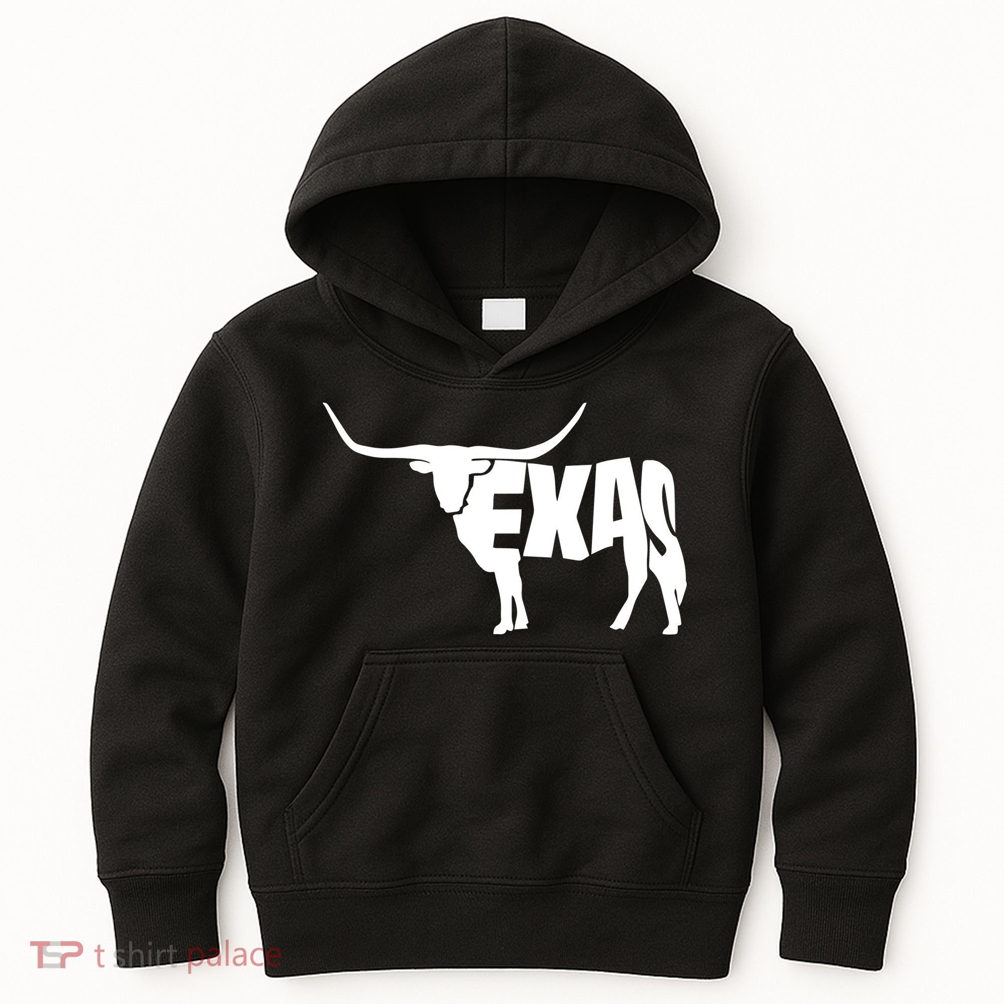 Texas Word Mashup Longhorn Kids Hoodie