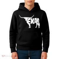 Texas Word Mashup Longhorn Kids Hoodie thumb 4