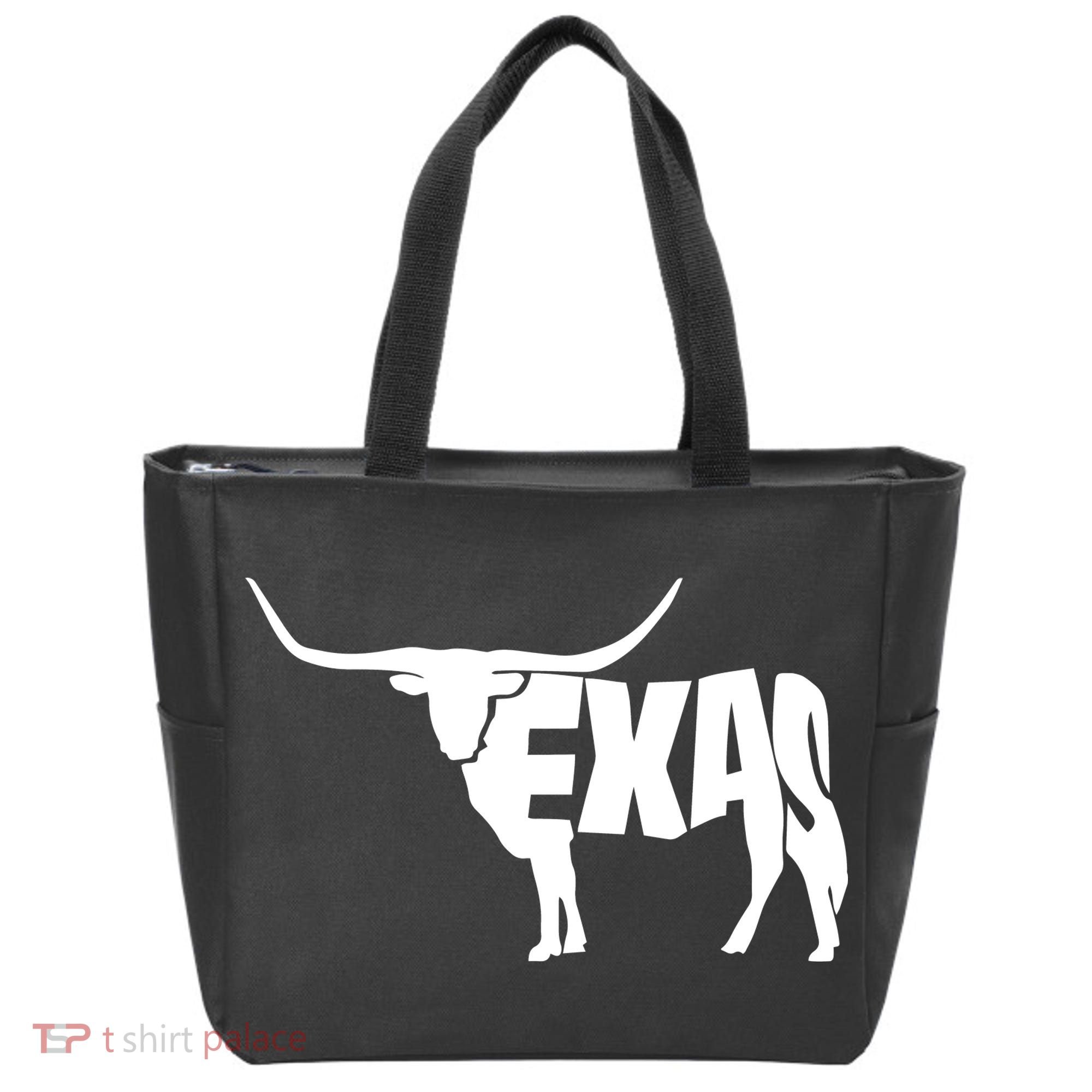 Texas Word Mashup Longhorn Tote Bag