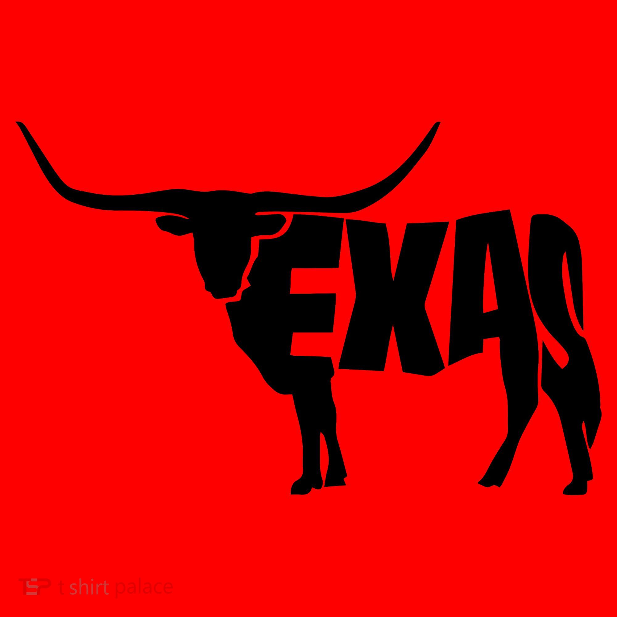 Texas Word Mashup Longhorn Santa Hat