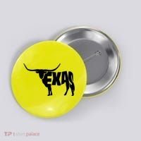 Texas Word Mashup Longhorn Button thumb 0