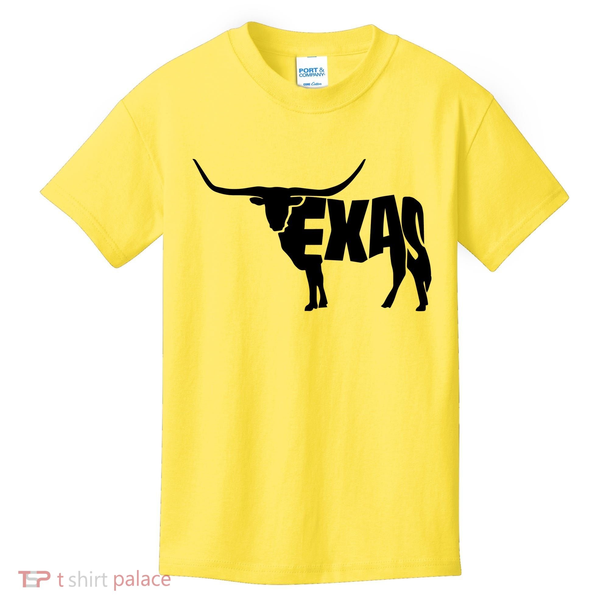Texas Word Mashup Longhorn Kids T-Shirt