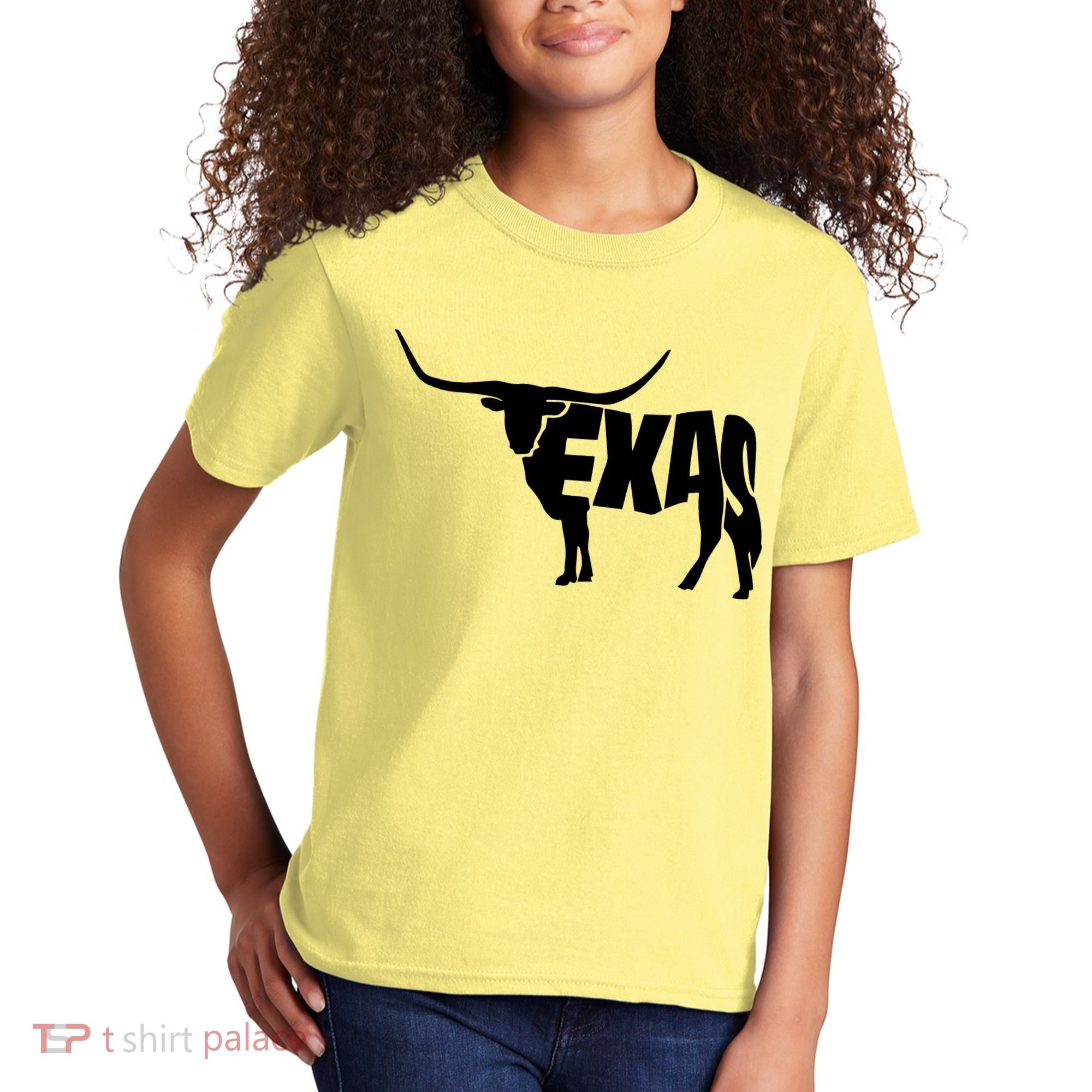 Texas Word Mashup Longhorn Kids T-Shirt