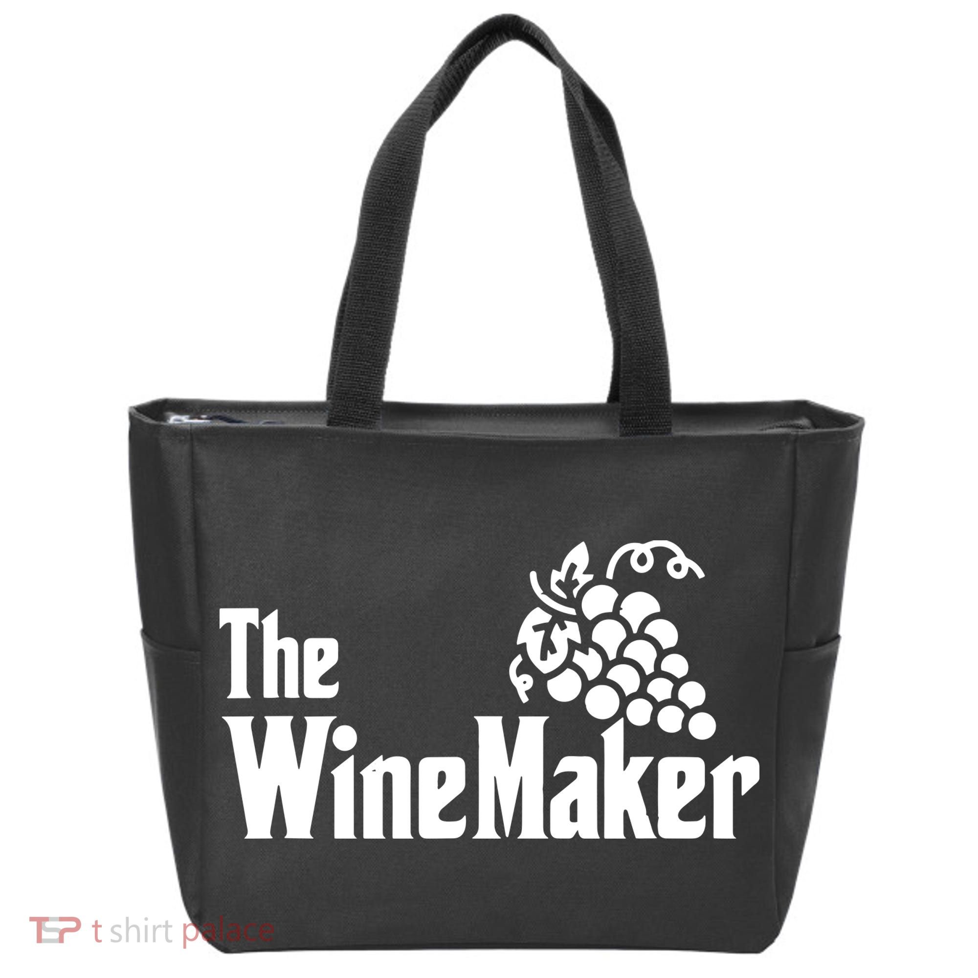 The Wine Maker Vinyard Winery Wine Making Grapes Winemaker Tote Bag