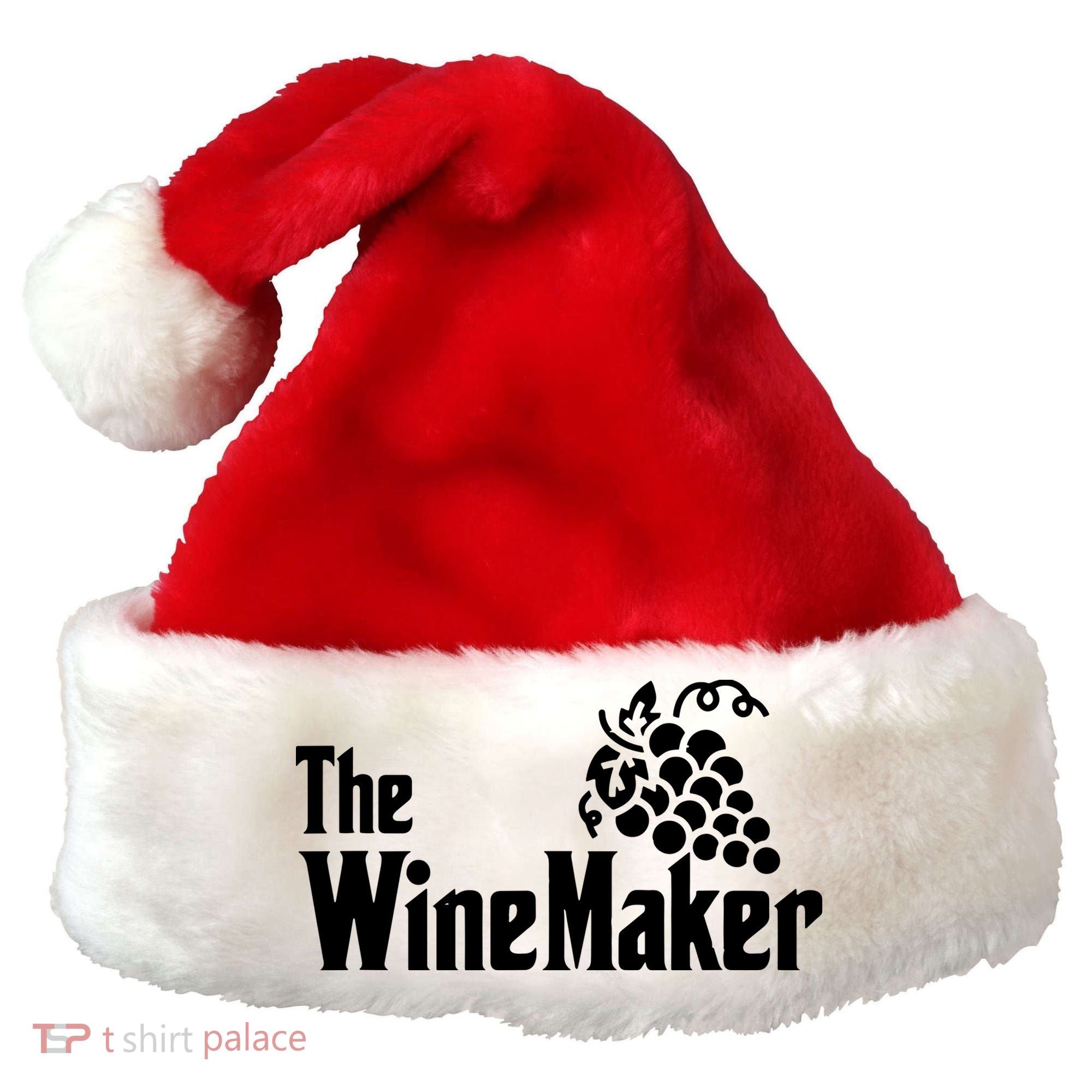 The Wine Maker Vinyard Winery Wine Making Grapes Winemaker Santa Hat