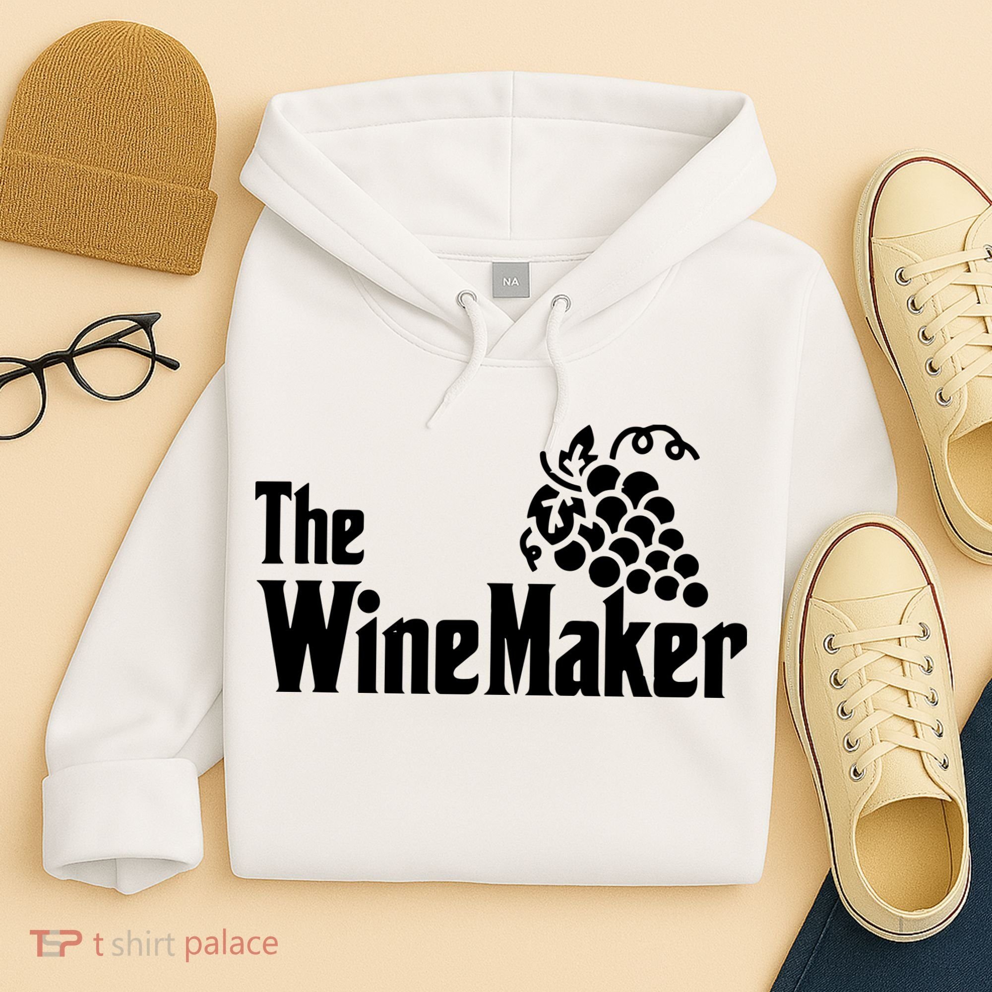 The Wine Maker Vinyard Winery Wine Making Grapes Winemaker Hoodie