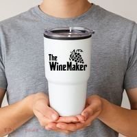 The Wine Maker Vinyard Winery Wine Making Grapes Winemaker Tumbler thumb 2