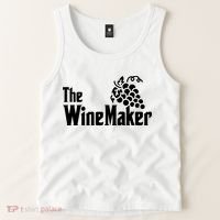The Wine Maker Vinyard Winery Wine Making Grapes Winemaker Tank Top thumb 2
