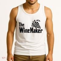 The Wine Maker Vinyard Winery Wine Making Grapes Winemaker Tank Top thumb 3