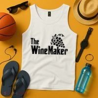 The Wine Maker Vinyard Winery Wine Making Grapes Winemaker Tank Top thumb 4