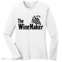 The Wine Maker Vinyard Winery Wine Making Grapes Winemaker Women's Long Sleeve Shirt thumb 0