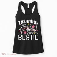 Twinning With My Bestie Girl Twin Day Best Friend BFF Cute Women's Tank Top thumb 0