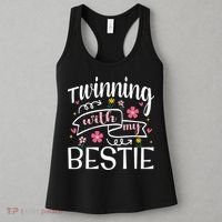 Twinning With My Bestie Girl Twin Day Best Friend BFF Cute Women's Tank Top thumb 3