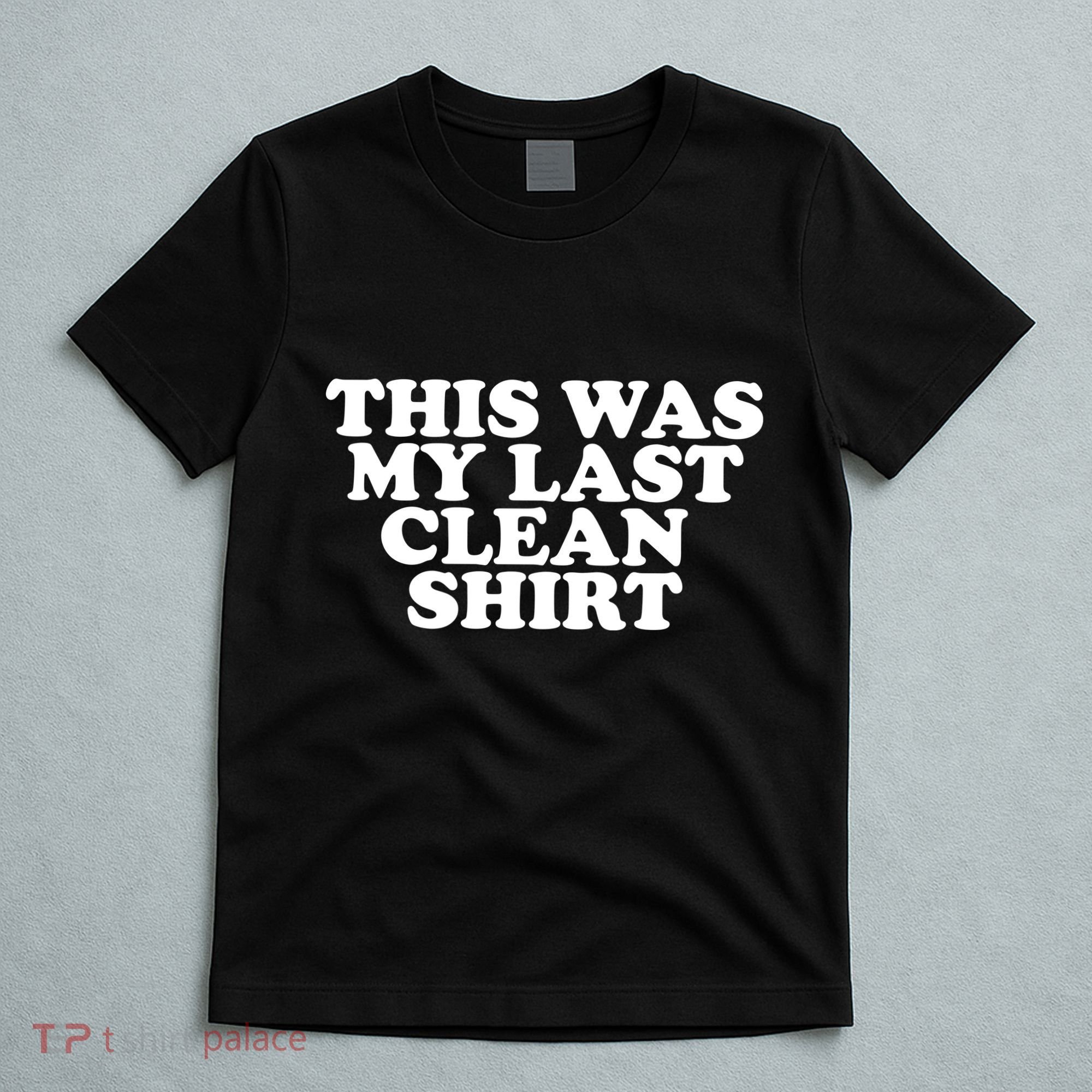 This Was My Last Clean T-Shirt