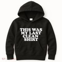 This Was My Last Clean Kids Hoodie thumb 0