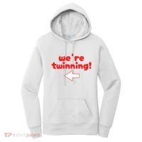 Twinning With My Bestie Spirit Week Twin Day Best Friend Women's Hoodie thumb 0