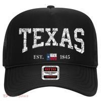 Texas Women Men Kids Texas State Map Flag Distressed Hat thumb 0