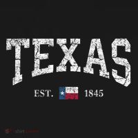Texas Women Men Kids Texas State Map Flag Distressed Women's T-Shirt thumb 6