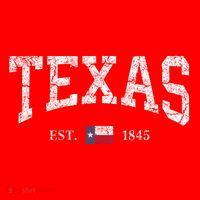 Texas Women Men Kids Texas State Map Flag Distressed Santa Hat thumb 1