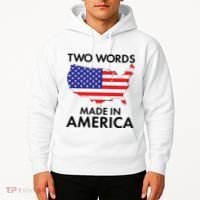 Two Words Made In America Hoodie thumb 2