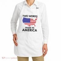 Two Words Made In America Apron thumb 2