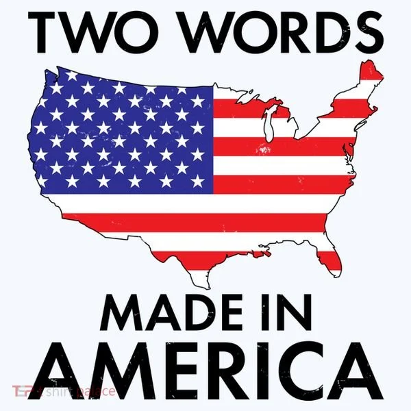 Two Words Made In America Bucket Hat