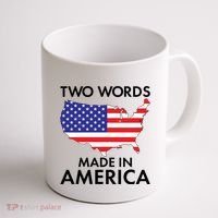 Two Words Made In America Coffee Mug thumb 1