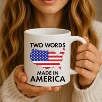 Two Words Made In America Coffee Mug thumb 3