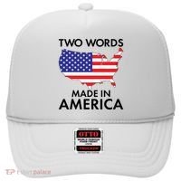 Two Words Made In America Hat thumb 0