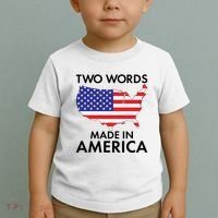 Two Words Made In America Toddler T-Shirt thumb 2