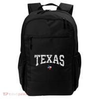 Texas Women Men Kids Texas State Map Flag Distressed Backpack thumb 0