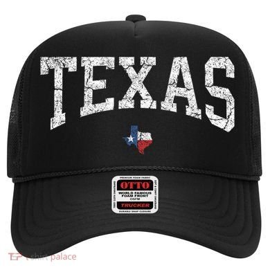Texas Women Men Kids Texas State Map Flag Distressed Hat