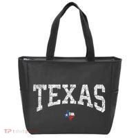 Texas Women Men Kids Texas State Map Flag Distressed Tote Bag thumb 0