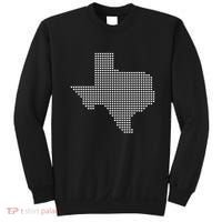 Texas Women Men Kids Texas State Map Made Of Hearts Sweatshirt thumb 0