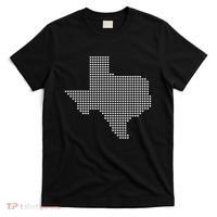Texas Women Men Kids Texas State Map Made Of Hearts T-Shirt thumb 0