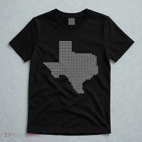 Texas Women Men Kids Texas State Map Made Of Hearts T-Shirt thumb 5