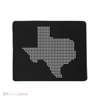 Texas Women Men Kids Texas State Map Made Of Hearts Mousepad thumb 0